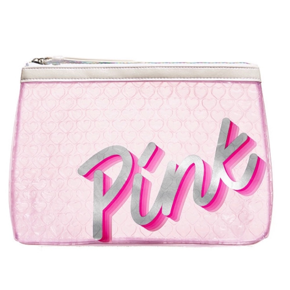 Victoria Secret Pink Makeup Bag NWT